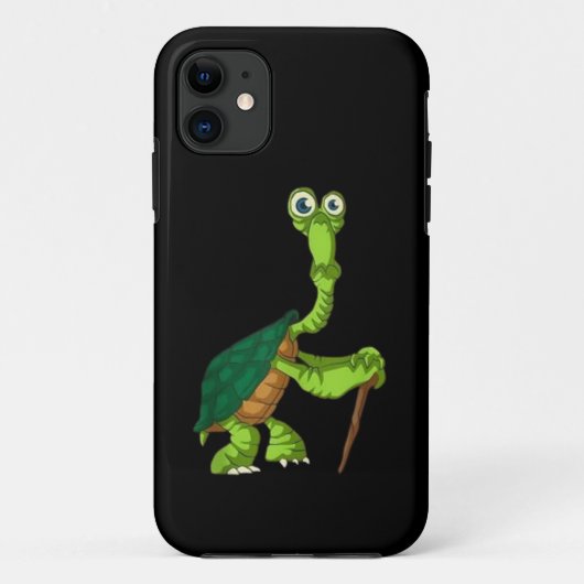 Turtle Tortoise Remüde Funny Stehend Turtle Reti Case-Mate iPhone Hülle (Rückseite)