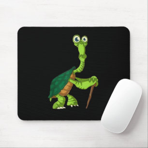 Turtle Tortoise Remüde Funny Stehend Turtle Reti Mousepad