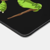 Turtle Tortoise Remüde Funny Stehend Turtle Reti Schreibtischunterlage (Ecke)