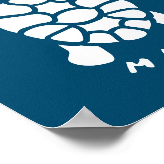 Turtle Town, Maui Island, Hawaii Poster (Ecke)