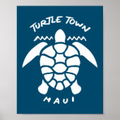 Turtle Town, Maui Island, Hawaii Poster (Vorne)