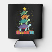 Turtle Tree Christmas Tree Adorable Turtle Christm Dosenkühler (Vorderseite)