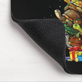 Turtle Tree Christmas Tree Adorable Turtle Christm Mousepad (Ecke)