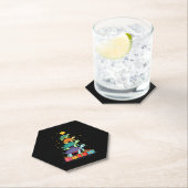 Turtle Tree Christmas Tree Adorable Turtle Christm Untersetzer (Vor Ort)