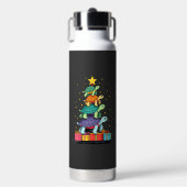 Turtle Tree Weihnachtsbaum Adorable Turtle Weihnac Trinkflasche (Vorderseite)
