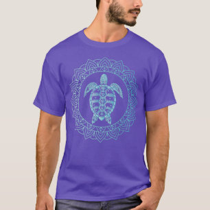 Turtle Tribe Abstrakt Mandala Turtle Art T-Shirt