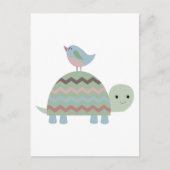 TURTLE UND BIRD POSTKARTE (Vorderseite)