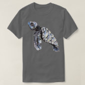 Turtle Watercolor T-Shirt (Design vorne)