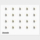 Turtle Wear Backpack Herz-Aufkleber (Blatt)