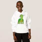 Turtle with Flower Daisy Hoodie (Vorne ganz)