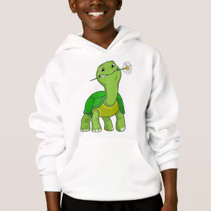 Turtle with Flower Daisy Hoodie