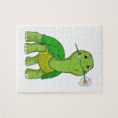 Turtle with Flower Daisy Puzzle (Horizontal)