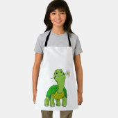 Turtle with Flower Daisy Schürze (Insitu)