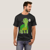 Turtle with Flower Daisy T-Shirt (Vorne ganz)
