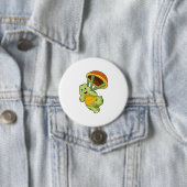 Turtle with Shell as Skydiver Button (Beispiel)