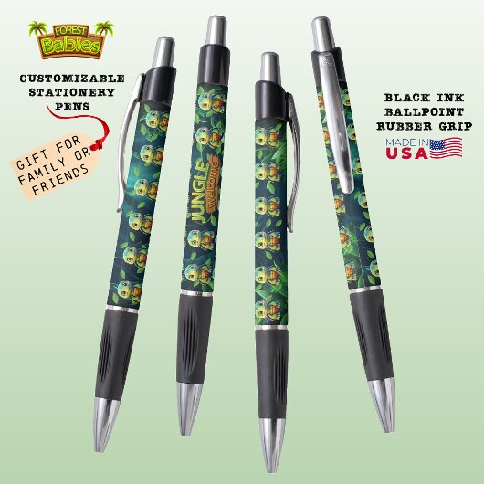 Turtle Woodland Wildlife Tortoise Jungle Welcome🐢 Kugelschreiber