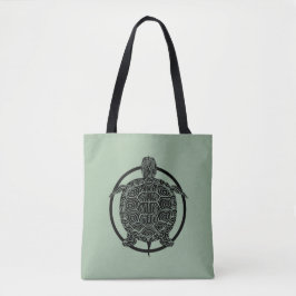 Turtle Zeichn - Wildlife Circle Series Tasche