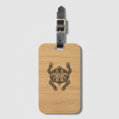 Turtle Zeichnend Gepäckanhänger (Vorderseite Vertikal)