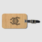 Turtle Zeichnend Gepäckanhänger (Vorderseite (Horizontal))