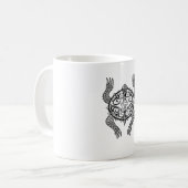 Turtle Zeichnend Kaffeetasse (Vorderseite Links)