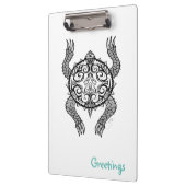 Turtle Zeichnend Klemmbrett (Links)