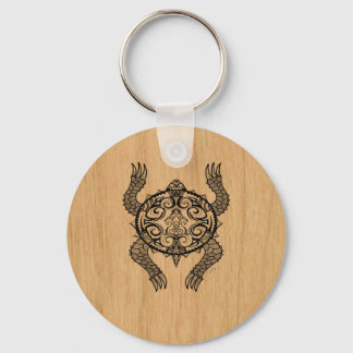 Turtle Zeichnend Schlüsselanhänger