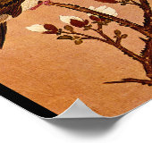 Turtledove auf blühenden Branchen_Der Orient Poster (Ecke)