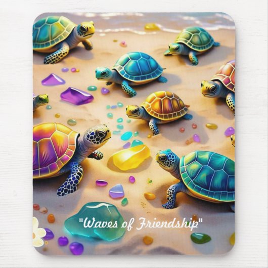 "Turtles at Play" Mousepad (Vorne)