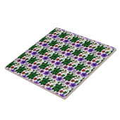 Turtles Blumenmuster Fliese (Seite)