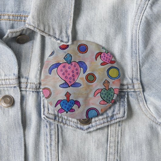 Turtles & Circles-Abzeichen Button (Beispiel)