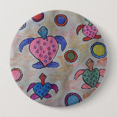 Turtles & Circles-Abzeichen Button (Vorderseite)