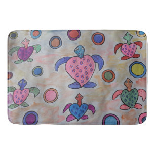 Turtles & Circles Badematte