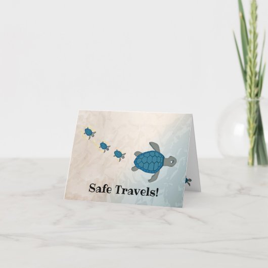 Turtles Design Dankeskarte (Vorderseite)