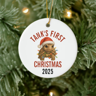 Turtle's First Christmas 2025 Keramik Ornament