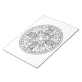 Turtles Mandala Coloring Book Pad Notizblock (angewinkelt)