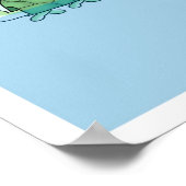 TURTLES PADDLING Poster von Sandra Boynton (Ecke)