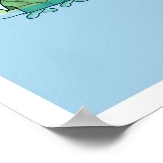 TURTLES PADDLING Poster von Sandra Boynton (Ecke)