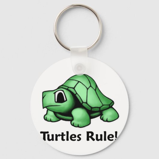Turtles Regel! Schlüsselanhänger (Vorderseite)