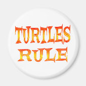 Turtles Rule Magnet (Vorne)