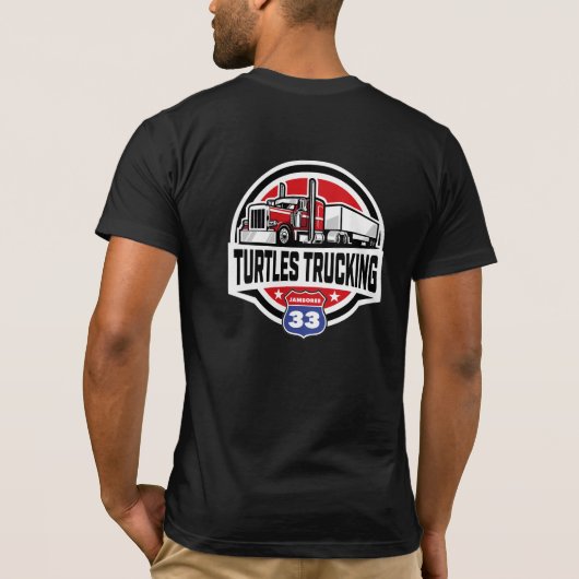 Turtles Trucking  T-Shirt (Rückseite)