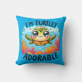"Turtley Adorable" Kissen