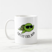 Turtley Cool Typ Funny Turtle Pub Kaffeetasse (Links)
