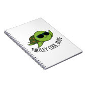 Turtley Cool Typ Funny Turtle Pub Notizblock (Rechte Seite)