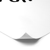 Turtley Cool Typ Funny Turtle Pub Poster (Ecke)