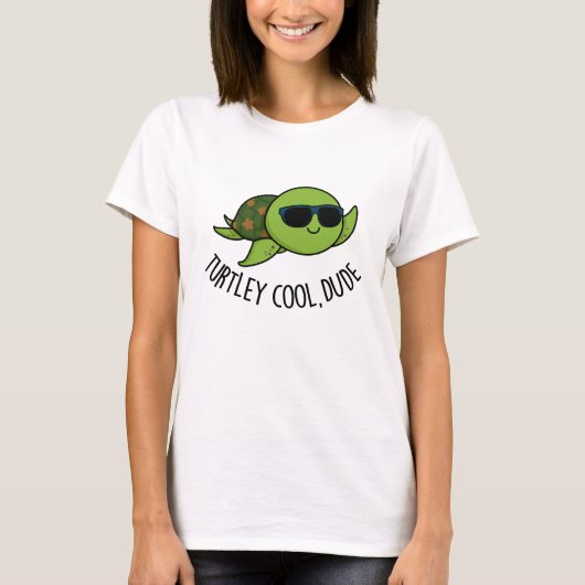 Turtley Cool Typ Funny Turtle Pub T-Shirt (Vorderseite)