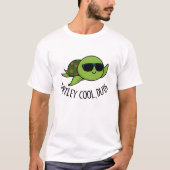 Turtley Cool Typ Funny Turtle Pub T-Shirt (Vorderseite)