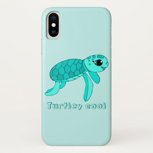 Turtley coole Babyschildkröte iPhone Gehäuse Case-Mate iPhone Hülle (Rückseite)