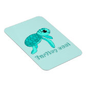 Turtley coole Meeresschildkröte Magnet (Rechte Seite)