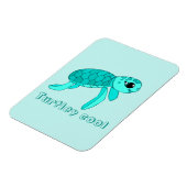Turtley coole Meeresschildkröte Magnet (Linke Seite)