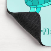 Turtley coole Meeresschildkröte Mousepad (Ecke)
